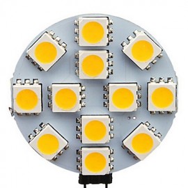 1.5W G4 LED Spotlight 12 SMD 5050 70 lm Warm White / Cool White AC 12 V