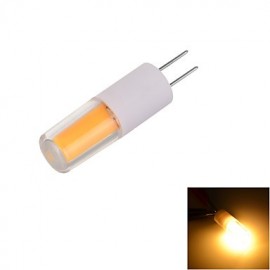 Marsing G4 2W 200lm COB Warm White Light / Cool White Light 2800-3000K/6000-6500K 360 Degree Beam Angle LED Bi-pin Bulb (AC/DC 12V)