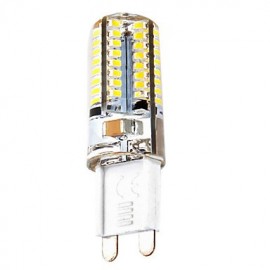 Zweihnder G9 5W 450LM 2700-3000K 64x3014 SMD Warm Light Waterproof Silicone Lamp (AC 220-240V,1Pcs)