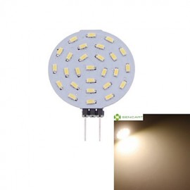 G4 MR11 GU4 GZ4 3W 27x4014SMD LED 300LM 3000K/6000K Warm White/Cool White Round Shape LED Bulb AC/DC12V