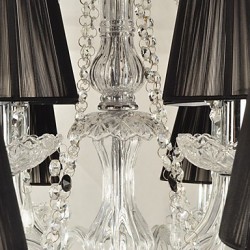 Elegant Crystal Chandelier with 12 Lights