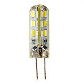 G4 1.5W 24x3014SMD 105LM 6000K Cool White Light Spot Bulb (12V)