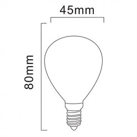 E14 4 W 26 SMD 3022 320 LM Warm White Globe Bulbs AC 220-240 V