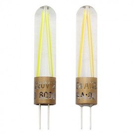 5pcs G4 2W COB Filament led light Lampada led spotlight chandelier Replace Incandescent lamp(AC220-240V)