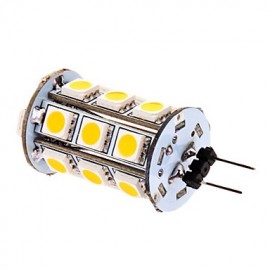 5W G4 LED Corn Lights T 24 SMD 5050 370 lm Warm White DC 12 V