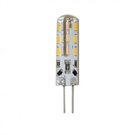 3W G4 LED Bi-pin Lights 24 SMD 3014 300 lm Warm White / Cool White Decorative DC 12V 10 pcs/Pack