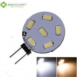 G4 GZ4 MR11 3W 6x5730/5630SMD LED 270LM 3500K 6000K Warm White/Cool White LED Spot Lights Light Bulb DC/AC 9-36V