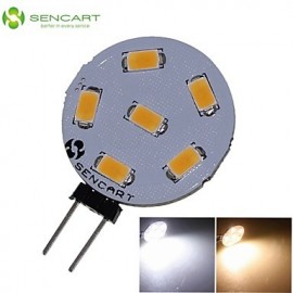 G4 GZ4 MR11 3W 6x5730/5630SMD LED 270LM 3500K 6000K Warm White/Cool White LED Spot Lights Light Bulb DC/AC 9-36V