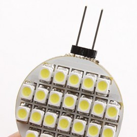 1.5W G4 LED Spotlight 24 SMD 3528 60 lm Natural White DC 12 V