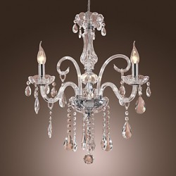 Max 40W Rustic/Lodge Crystal Others Crystal Chandeliers Living Room