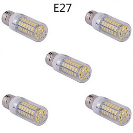 5 pcs E14/G9/E26/E27 15 W 60 SMD 5730 1500 LM Warm White/Cool White Corn Bulbs AC 110/220 V