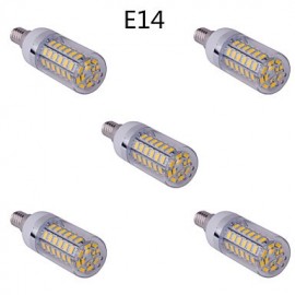 5 pcs E14/G9/E26/E27 15 W 60 SMD 5730 1500 LM Warm White/Cool White Corn Bulbs AC 110/220 V