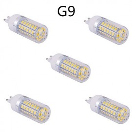 5 pcs E14/G9/E26/E27 15 W 60 SMD 5730 1500 LM Warm White/Cool White Corn Bulbs AC 110/220 V