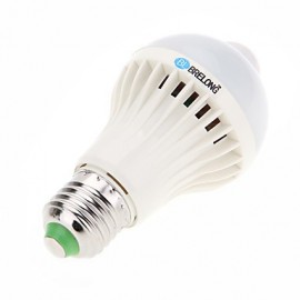 E26/E27 7W LED Globe Bulbs 16 SMD 5730 600 lm Cool White Sensor / Decorative AC 220-240 V 1 pcs