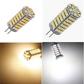 1 pcs G4 9W 102X SMD 3528 1200LM 2800-3500/6000-6500K Warm White/Cool White Corn Bulbs DC 12V