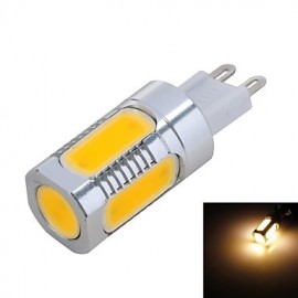 G9 7.5W 650LM 3000K/6500K 5-COB Warm/Cool White Light LED Bulb (AC 220~240V)