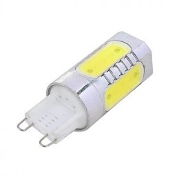 G9 7.5W 650LM 3000K/6500K 5-COB Warm/Cool White Light LED Bulb (AC 220~240V)