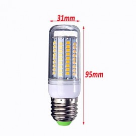 E14/G9/GU10/E26/E27/B22 18W 102x2835SMD 1650LM Warm/Cool White LED AC 220-240V