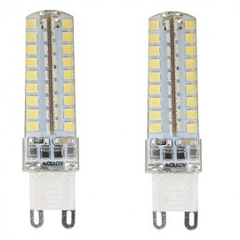 2PCS G9 72LED SMD2835 6W 450-500LM Warm White/Cool White/Natural White Dimmable / Decorative AC110V/220V LED Corn Lights