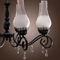 Max 60W Traditional/Classic Candle Style Painting Chandeliers Living Room / Bedroom / Dining Room