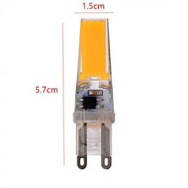 5 pcs G9 6W 2 COB 500-700 lm Warm White / Cool White T Decorative LED Bi-pin Lights AC 220-240 V