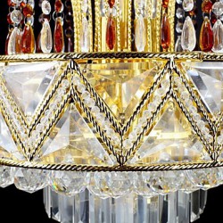 max 40w Traditional/Classic Crystal Painting Metal Chandeliers Living Room