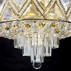 max 40w Traditional/Classic Crystal Painting Metal Chandeliers Living Room