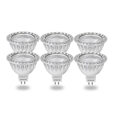 GU5.3(MR16) COB 400-450 LM Warm White MR16 LED Spotlight AC 12 V