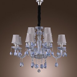 Max 60W Traditional/Classic Crystal Electroplated Glass Chandeliers Living Room / Bedroom / Dining Room / Study Room/Office