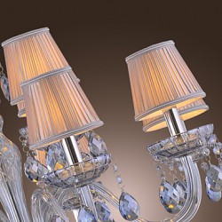 Max 60W Traditional/Classic Crystal Electroplated Glass Chandeliers Living Room / Bedroom / Dining Room / Study Room/Office