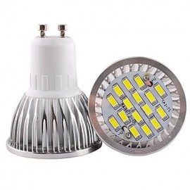 5W GU10 / GU5.3(MR16) / E14/E27 LED Spotlight MR16 16 SMD 5730 480 lm Warm White / Cool White Dimmable / 110/220/12V