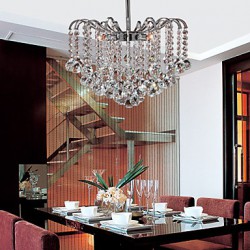 Max 40W Modern/Contemporary Crystal Painting Metal Chandeliers Living Room / Dining Room / Kitchen