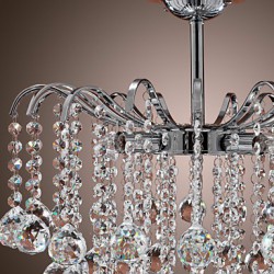 Max 40W Modern/Contemporary Crystal Painting Metal Chandeliers Living Room / Dining Room / Kitchen