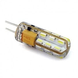 1.5W G4 LED Bi-pin Lights 24 SMD 3014 144 lm Warm White / Cool White Decorative DC 12 V 10 pcs