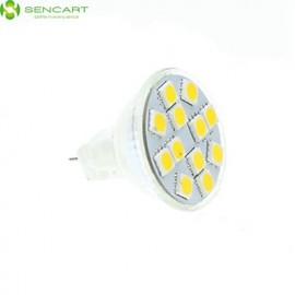 4 x MR11 GZ4 GU4 G4 6.5W Warm / Cool White / Warm White 12 x 5060SMD LED 450-550LM Light Led Bulb (AC/DC10-30V)