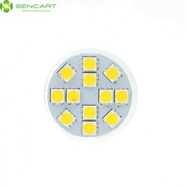 4 x MR11 GZ4 GU4 G4 6.5W Warm / Cool White / Warm White 12 x 5060SMD LED 450-550LM Light Led Bulb (AC/DC10-30V)