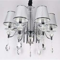 Max 60W Modern/Contemporary Crystal Electroplated Chandeliers Dining Room / Kitchen