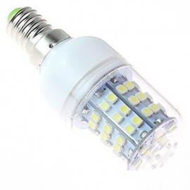 White Light LED Bulb, E14 4W 60SMD3528 5500-6500K 220V