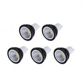 5 pcs Bestlighting GU10 5 W 1 X COB 450 LM K Warm White/Cool White Dimmable Spot Lights AC 220-240/AC 110-130 V