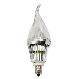 4W E14 / E12 LED Candle Lights 3 High Power LED 210-240 lm Warm White / Cool White Dimmable AC 220-240 V