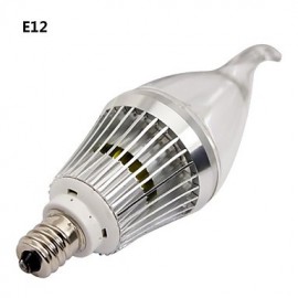 4W E14 / E12 LED Candle Lights 3 High Power LED 210-240 lm Warm White / Cool White Dimmable AC 220-240 V