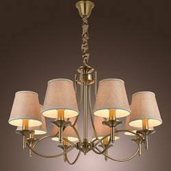 40W Modern/Contemporary / Traditional/Classic / Rustic/Lodge / Country / Island / Vintage Brass Metal ChandeliersLiving Room / Bedroom /