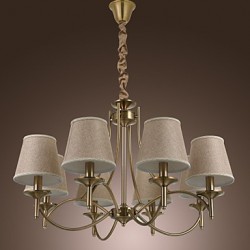 40W Modern/Contemporary / Traditional/Classic / Rustic/Lodge / Country / Island / Vintage Brass Metal ChandeliersLiving Room / Bedroom /