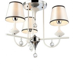 Max 60W Modern/Contemporary Crystal Chrome Metal Chandeliers Living Room / Bedroom