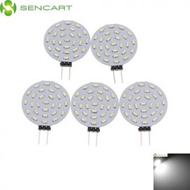 5 x G4 MR11 GU4 GZ4 3W 27x4014SMD LED 3000K/6000K Warm White/Cool White Round Shape LED Bulb AC/DC12V