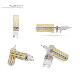 3.5 G9 LED Bi-pin Lights T 64 SMD 2835 3202-340 lm Warm White/ Cool White Dimmable / Waterproof AC110V/ AC220V 10 pcs