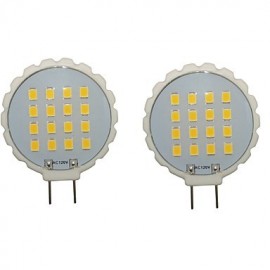 2PCS G8 16LED SMD2835 300-350LM Warm White/White Decorative LED Bi-pin Lights