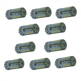 10PCS G4 57LED SMD3014 300-450LM 4W Warm White/White/Natural White Decorative/Waterproof DC12V LED Bi-pin Lights