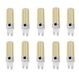 10pcs Dimmable E14 G4 G9 BA15D 10W 152x3014SMD 360LM 3000K/6000K Warm White/Cool White LED Corn Bulb(AC200-240V)