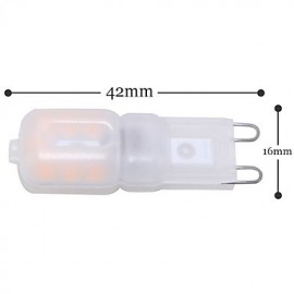 3W G9 LED Corn Lights 14LED SMD 2835 300lm Warm White / Cool White Decorative 220V / 110V 1pcs